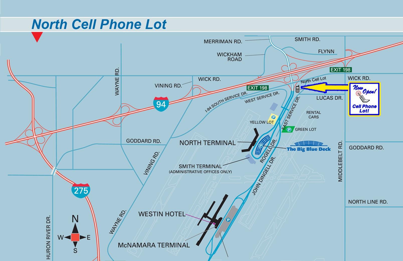 what city is the detroit metro airport in