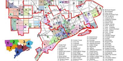District Detroit map