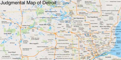 Judgemental map Detroit